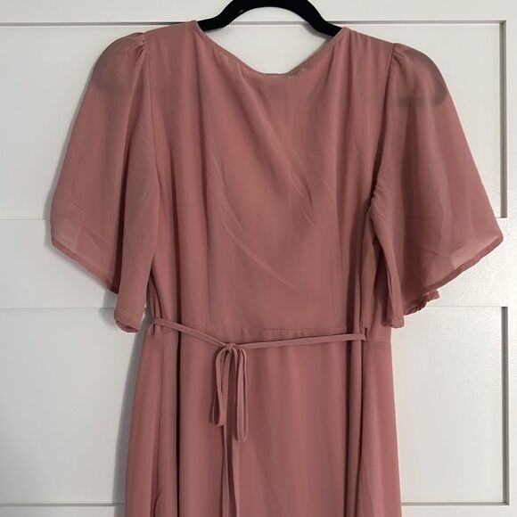 Baltic Born Ivy wrap dress in blush size medium - Picture 6 of 11